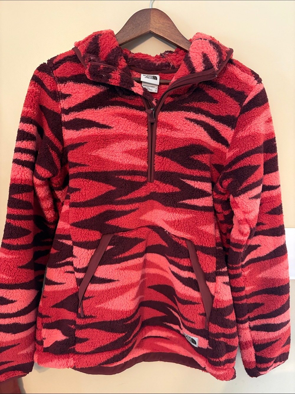 Women’s The North Face Campshire Pullover Hoodie 2.0 in Sunbaked Arrow Size S